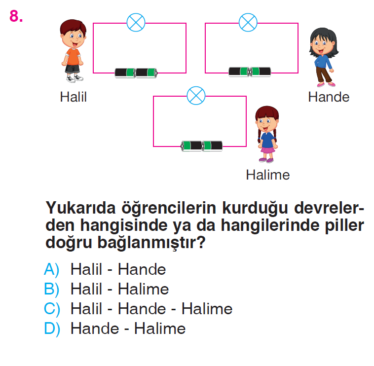 Basit Elektrik Devreleri Testi